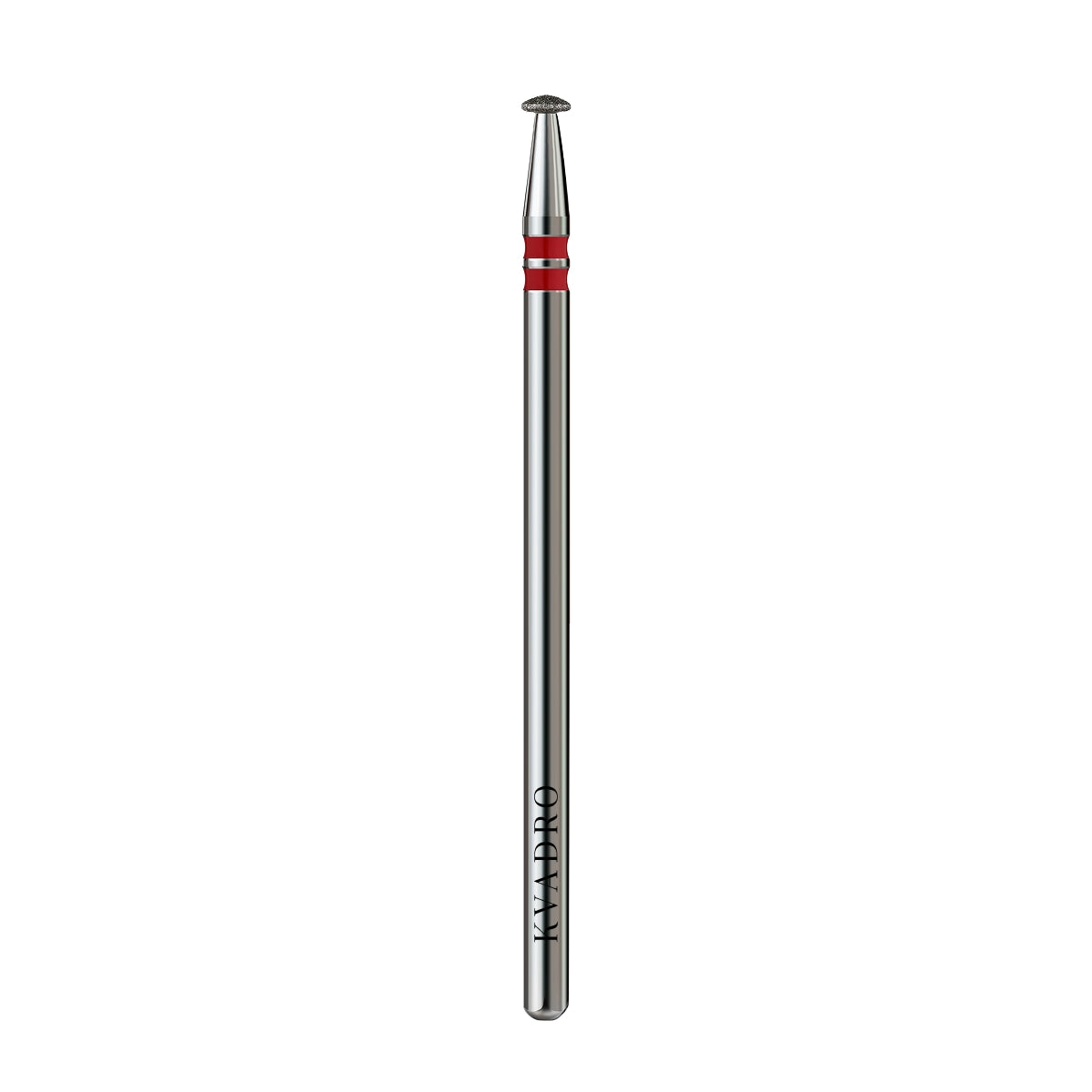 KVADRO Diamond Nail Drill Bit Disk 0.25 mm Red is designed for precise and gentle nail preparation in professional manicure and pedicure procedures.