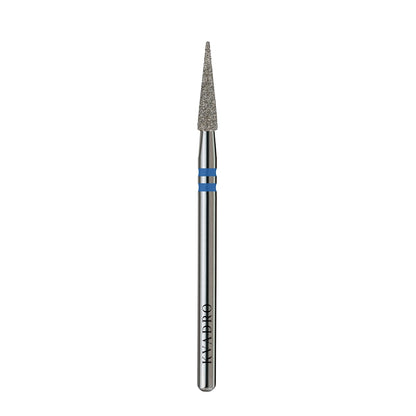 KVADRO Diamond Nail Drill Bit Drop 0.25 mm Blue is designed for precise and controlled nail preparation in professional manicure and pedicure procedures.