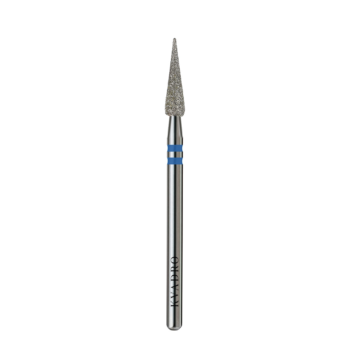  KVADRO Diamond Nail Drill Bit Drop 0.30 mm Blue is designed for precise and efficient nail preparation in professional manicure and pedicure procedures. 