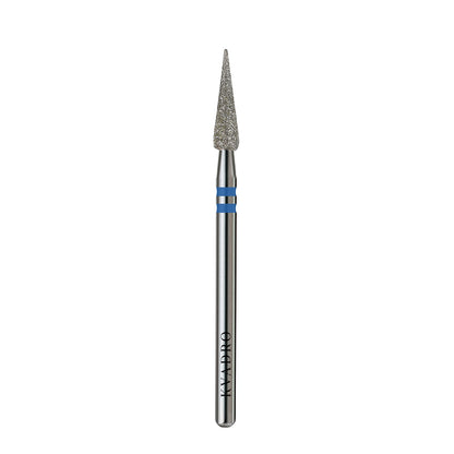  KVADRO Diamond Nail Drill Bit Drop 0.30 mm Blue is designed for precise and efficient nail preparation in professional manicure and pedicure procedures. 