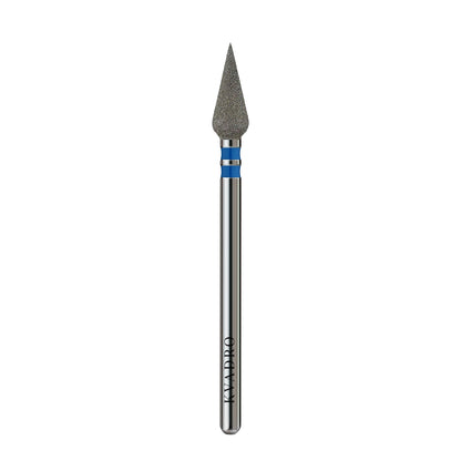  KVADRO Diamond Nail Drill Bit Drop 0.40 mm Blue is designed for efficient and controlled nail preparation in professional manicure and pedicure procedures. 