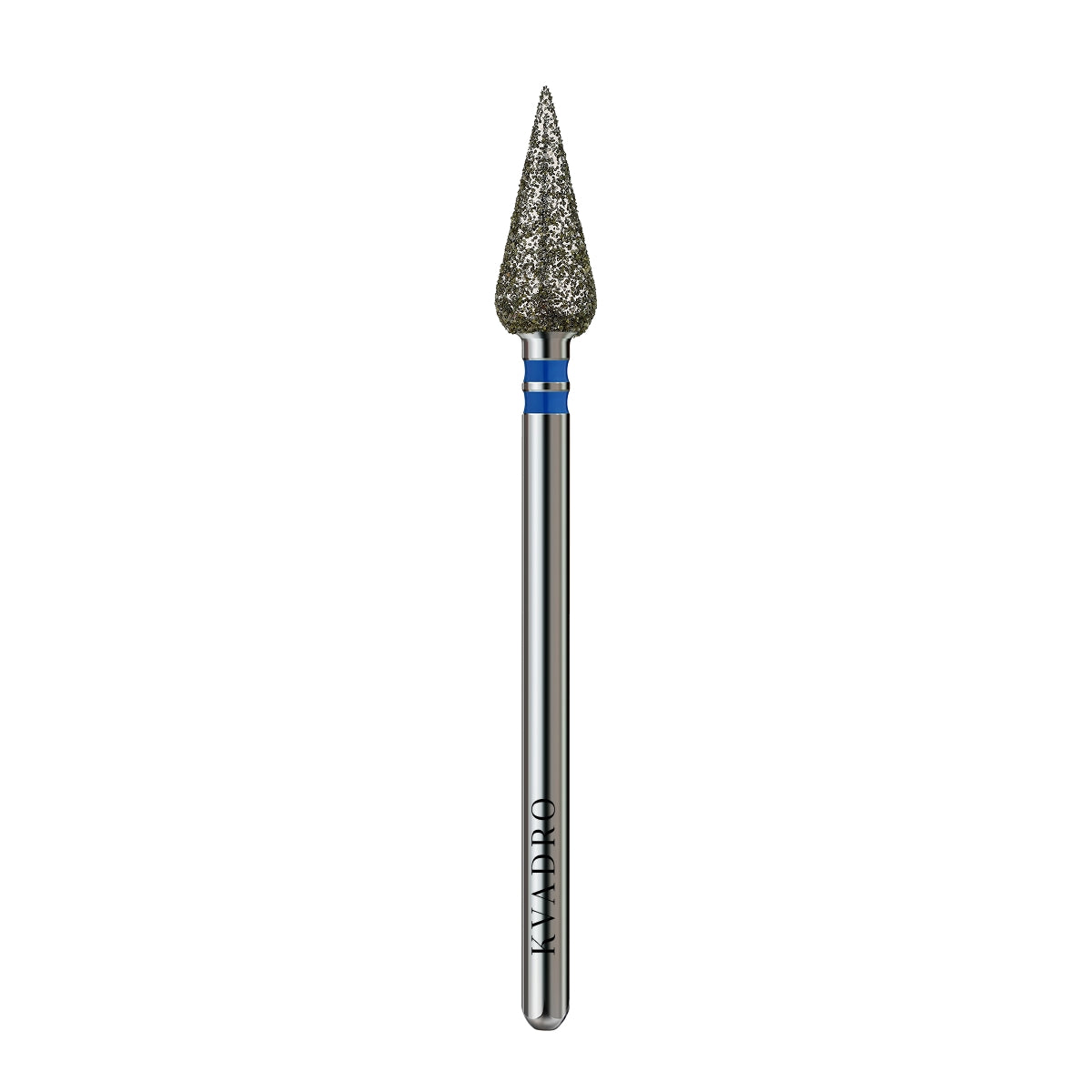 KVADRO Diamond Nail Drill Bit Drop 0.50 mm Blue is designed for efficient and controlled nail preparation in professional manicure and pedicure procedures