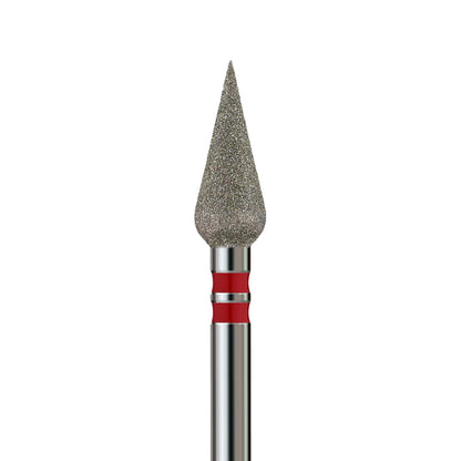 KVADRO Diamond Nail Drill Bit – Drop 0.50 mm – Red