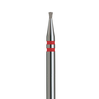KVADRO Diamond Nail Drill Bit – Inverted Cone 0.12 mm – Red
