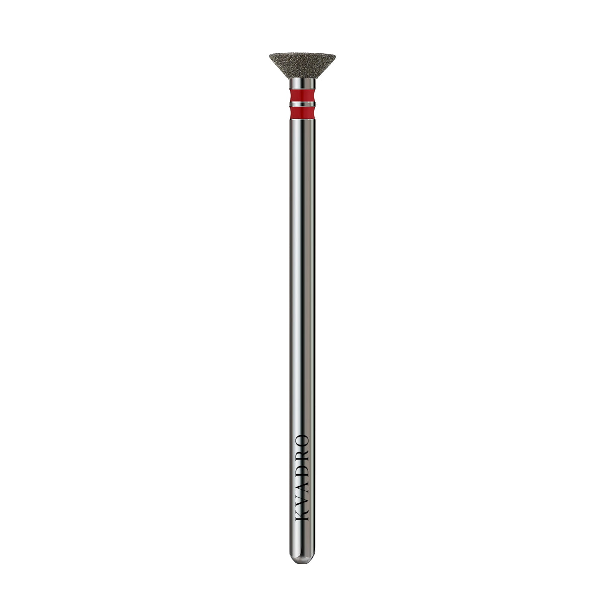  KVADRO Diamond Nail Drill Bit Inverted Cone 0.20 mm Blue is designed for precise and efficient nail preparation in professional manicure and pedicure procedures. 