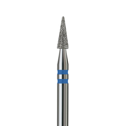 KVADRO Diamond Nail Drill Bit – Pointed Cone 0.25 mm – Blue