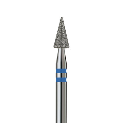 KVADRO Diamond Nail Drill Bit – Pointed Cone 0.35 mm – Blue
