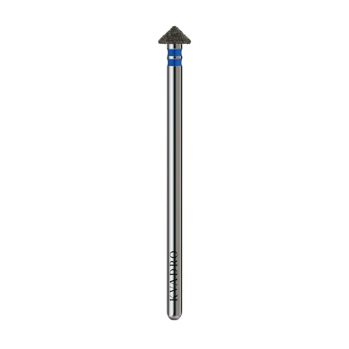  KVADRO Diamond Nail Drill Bit Pointed Cone 0.50 mm Blue is designed for precise and controlled work during nail modeling and structural correction. 