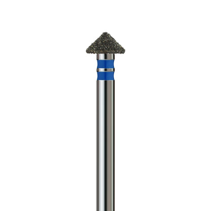 KVADRO Diamond Nail Drill Bit – Pointed Cone 0.50 mm – Blue