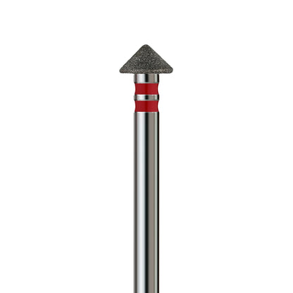 KVADRO Diamond Nail Drill Bit – Pointed Cone 0.50 mm – Red