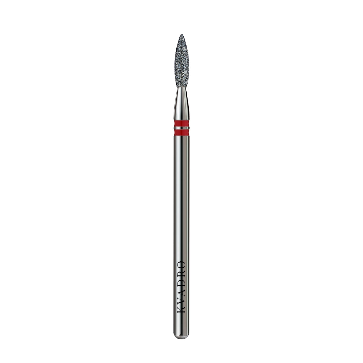 KVADRO Diamond Nail Drill Bit – Pointed Flame 0.21 mm – Red