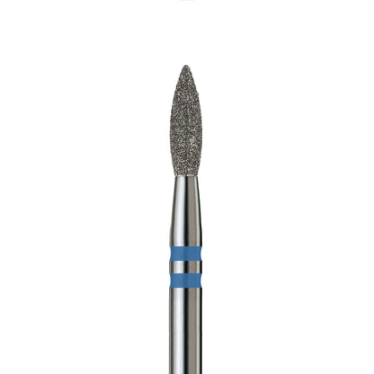 KVADRO Diamond Nail Drill Bit – Pointed Flame 0.23 mm – Blue