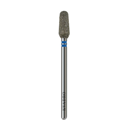 KVADRO Diamond Nail Drill Bit Rounded Cone 0.50 mm Blue is designed for controlled and efficient nail preparation in professional manicure and pedicure procedures.