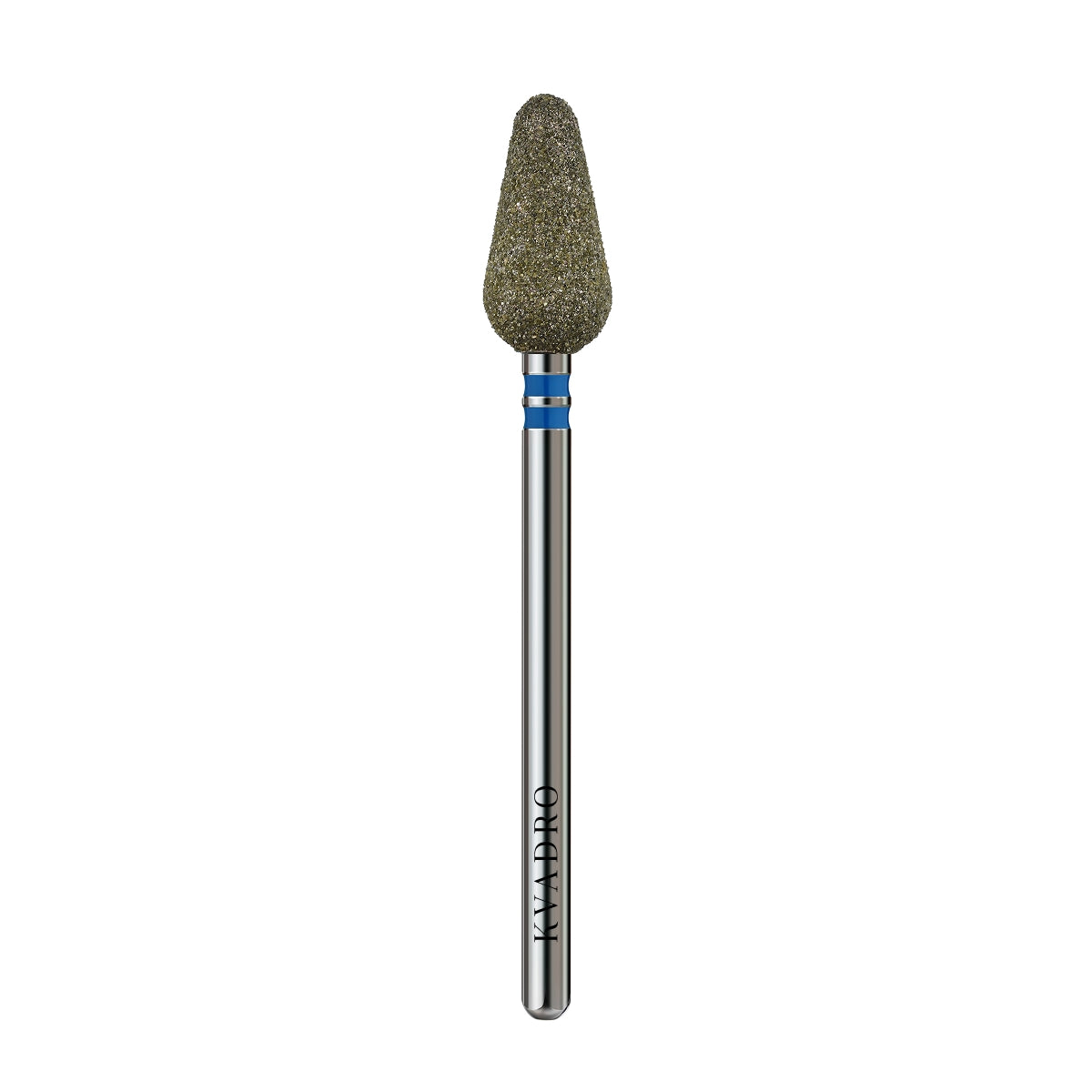 KVADRO Diamond Nail Drill Bit Rounded Cone 0.65 mm Blue is designed for efficient and controlled nail preparation in professional manicure and pedicure procedures