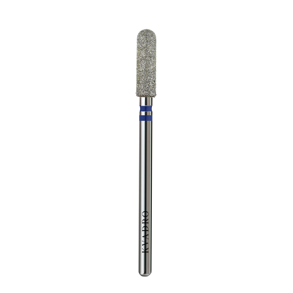  KVADRO Diamond Nail Drill Bit Rounded Cylinder 0.35 mm Blue is designed for controlled and efficient nail preparation in professional manicure and pedicure procedures. 