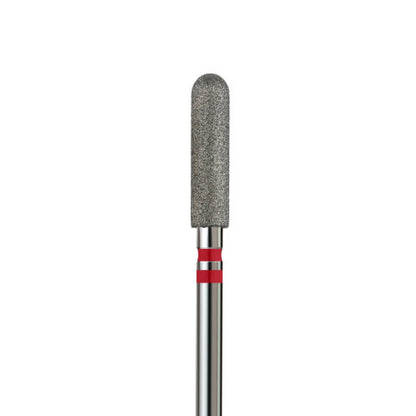 KVADRO Diamond Nail Drill Bit – Rounded Cylinder 0.35 mm – Red