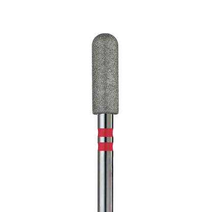 KVADRO Diamond Nail Drill Bit – Rounded Cylinder 0.40 mm – Red