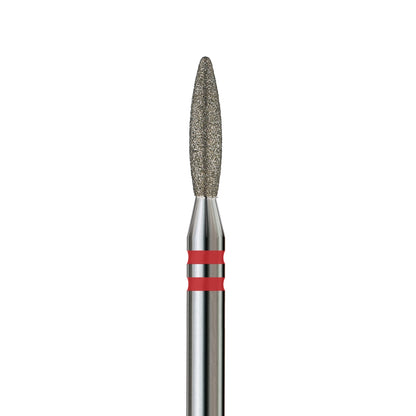 KVADRO Diamond Nail Drill Bit – Safety Flame 0.21 mm – Red