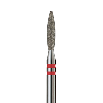 KVADRO Diamond Nail Drill Bit – Safety Flame 0.23 mm – Red