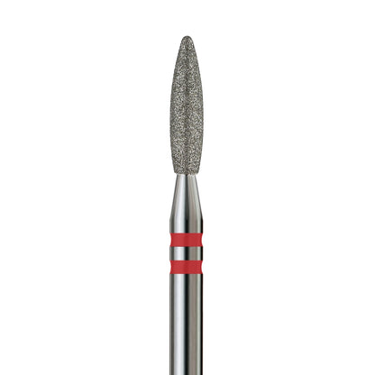 KVADRO Diamond Nail Drill Bit – Safety Flame 0.25 mm – Red