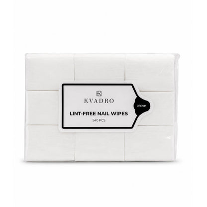 KVADRO lint-free nail wipes 540 pcs in dispenser pack