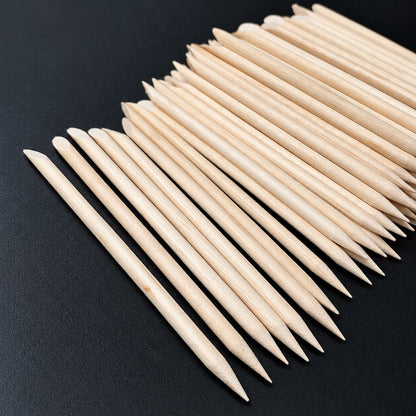 KVADRO Orange Wooden Sticks, pack of 50