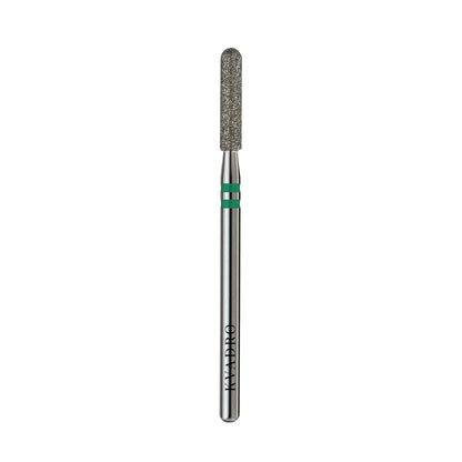 KVADRO Diamond Nail Drill Bit – Rounded Cylinder 0.25 mm – Green