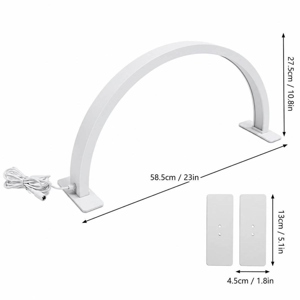 LED Half Moon Manicure Table Lamp