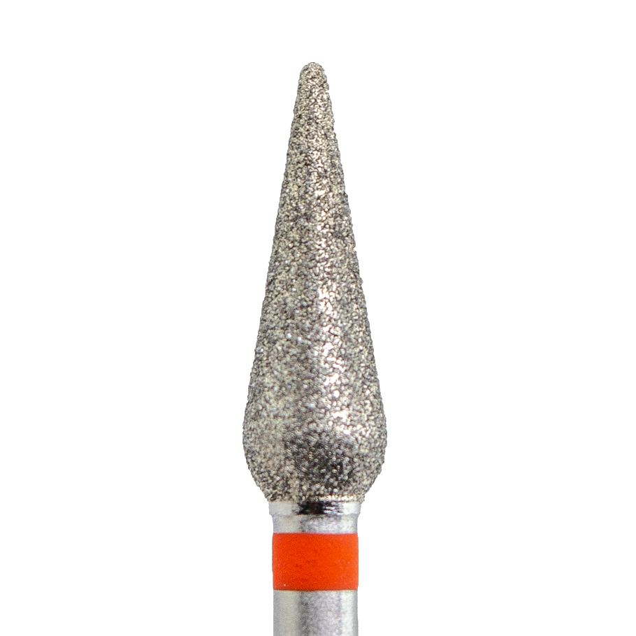 KMIZ - Diamond Nail Drill Bit Red Drop 4.0-12F (#160)