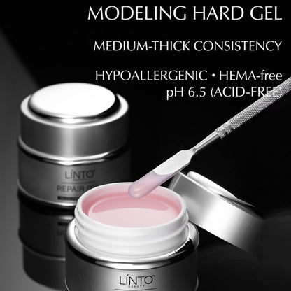 LiNTO builder gel Marshmallow Sheen 