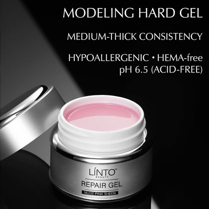 LiNTO professional hard gel Nude Pink Sheen