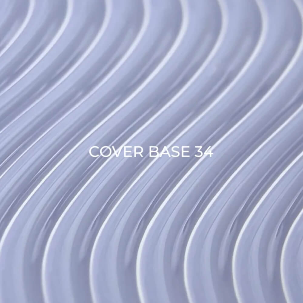 Luna Cover Base #34 professional nail base gel for smooth nail surface