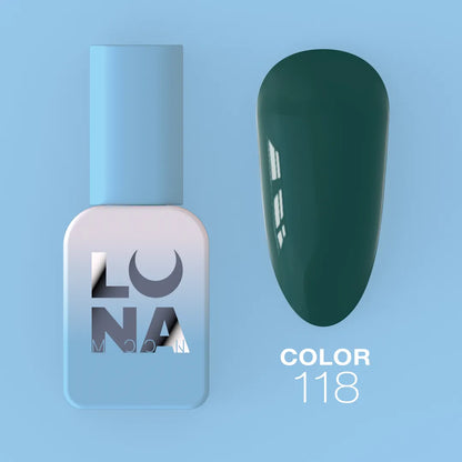 Luna Gel Polish #118 nail gel color 13ml for long-lasting professional manicure