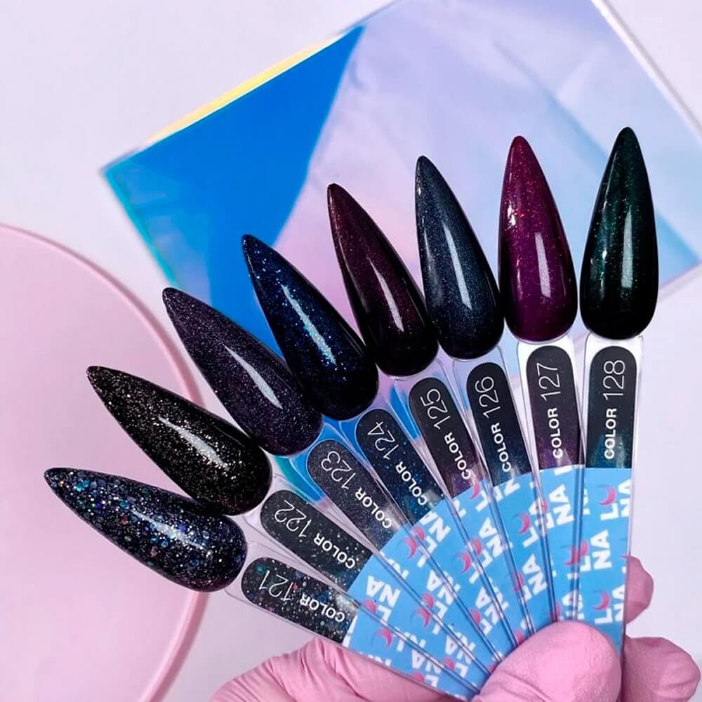 Luna gel polish shade #122 long-lasting glossy nail color 13ml