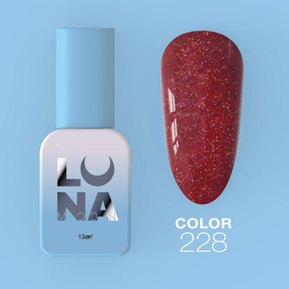 Luna - Gel polish #228, (Red)13ml