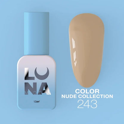 Luna - Gel polish #243 (Brown), 13ml