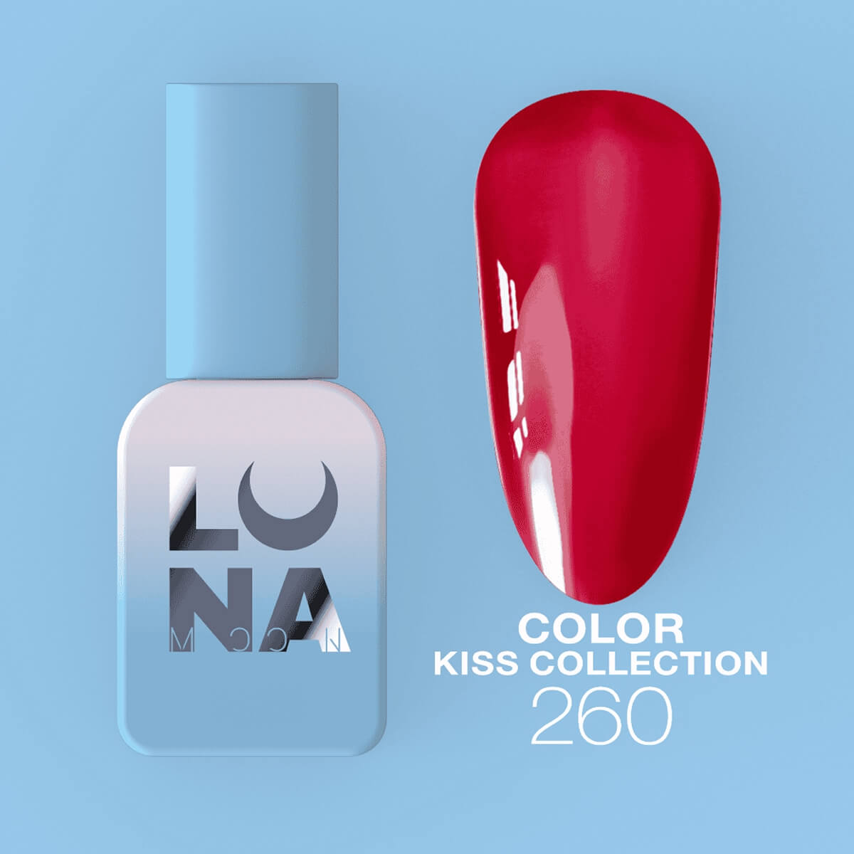 Luna - Gel polish #260 (Red), 13ml