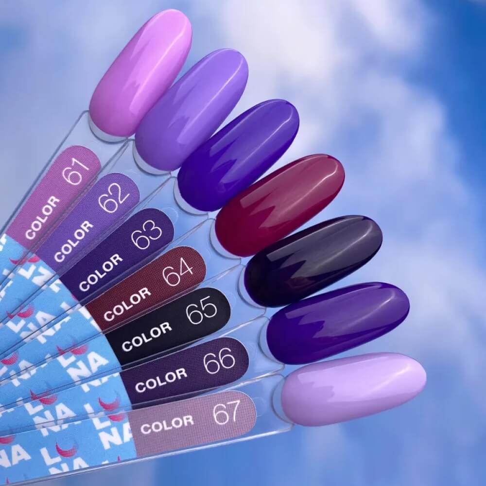Luna gel nail polish number 66 bottle 13ml