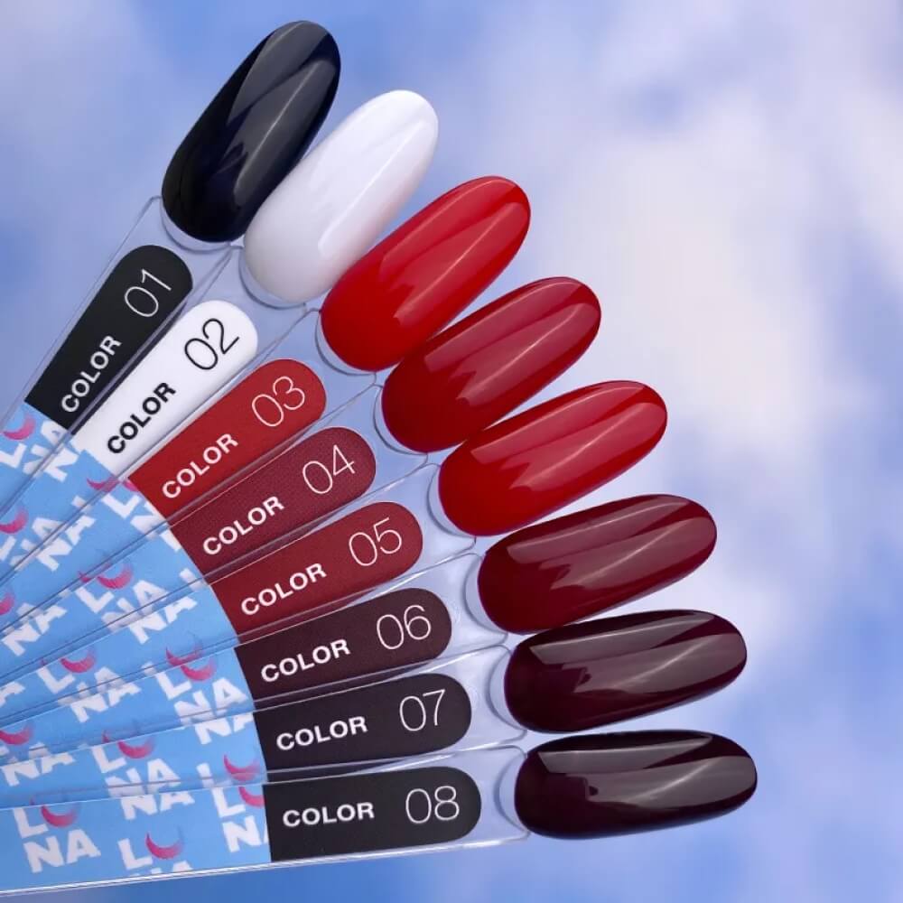 Luna gel polish shade 7 long-lasting glossy nail color for manicure 13ml