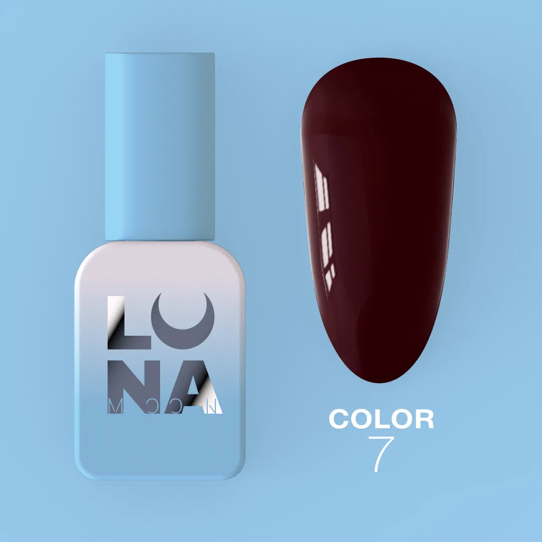 Luna Gel Polish #7 nail gel color 13ml for long-lasting professional manicure