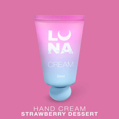 LUNAmoon Hand Cream Strawberry Dessert tube, 30ml