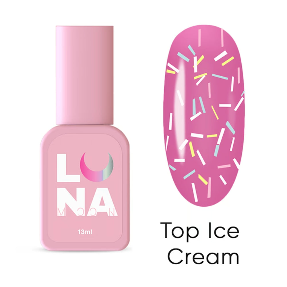 Luna Ice Cream Top coat 13ml nail gel