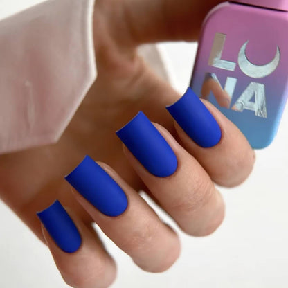 Luna velvet matte top coat 13ml long-lasting no shine gel polish finish