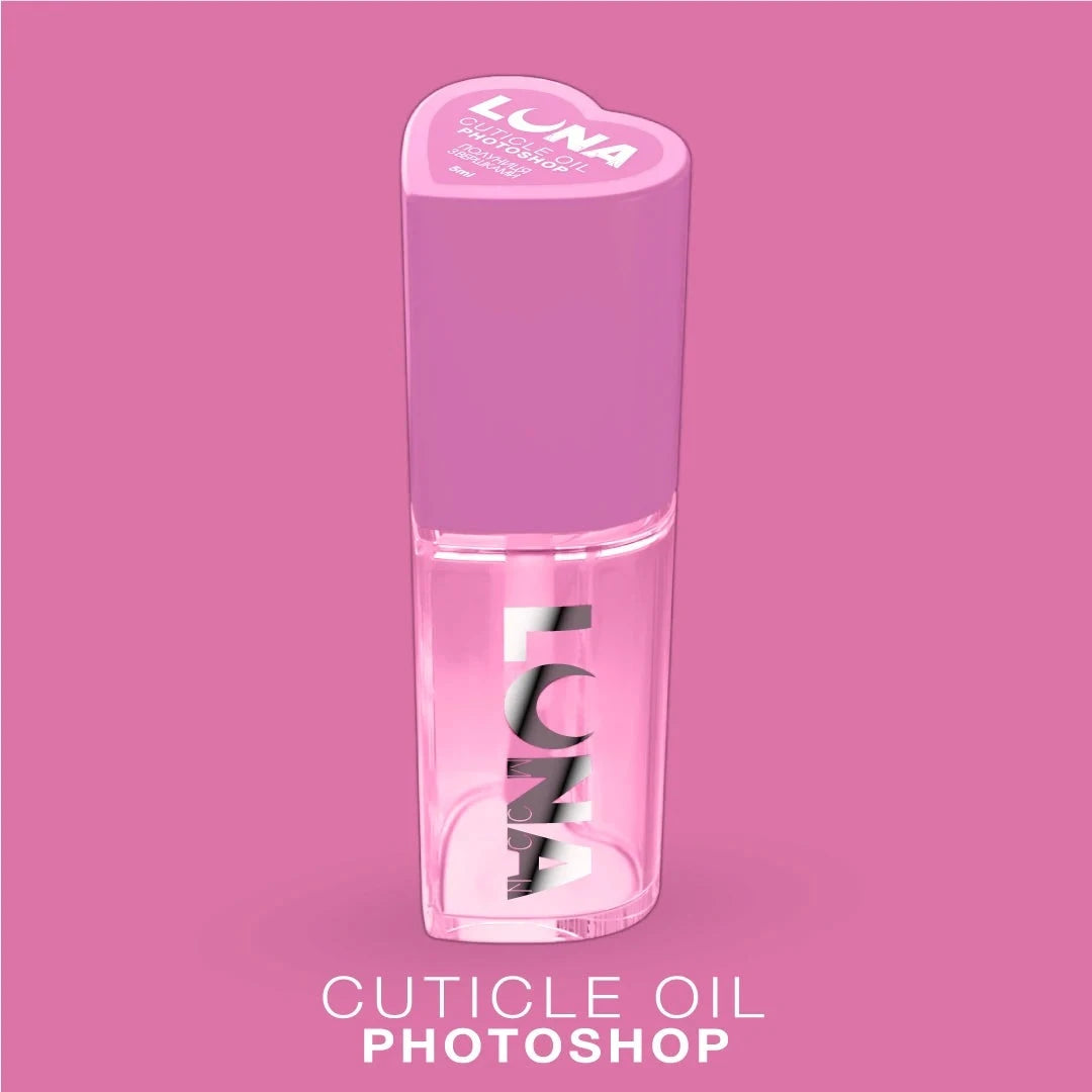 DRY CUTICLE OIL WITH A STRAWBERRY(Truskawka) AROMA WITH CREAM PHOTOSHOP OIL (5ML, 30ML) - LUNA™