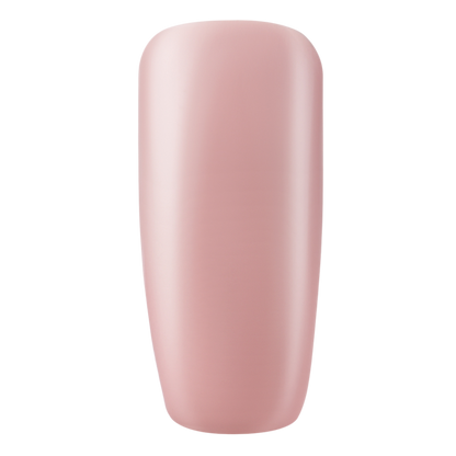 Luxio Bossy Gel Polish — swatch on nail tip, dusty rose finish