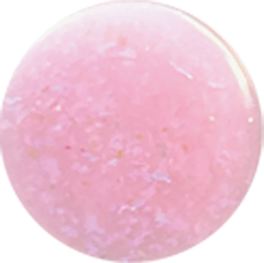 Luxio Bouquet Gel Polish — full manicure, light pink shimmer coverage