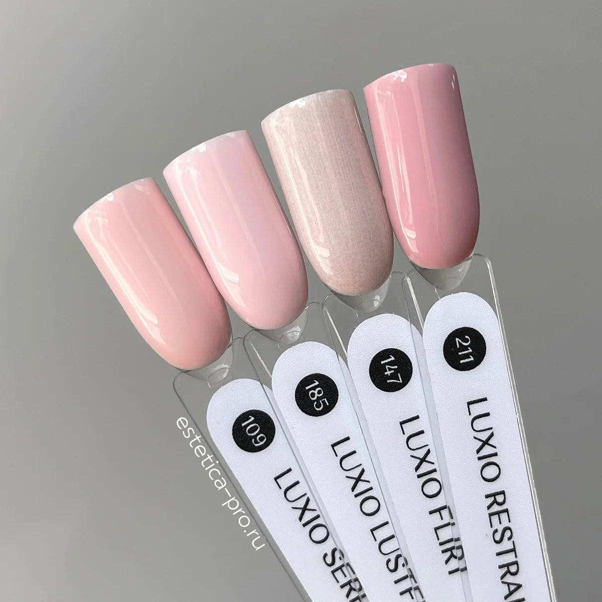 9ml/15ml — Luxio Flirt Gel Polish — size comparison