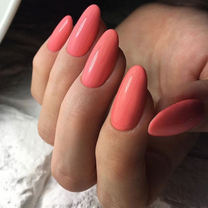 Luxio Darling Gel Polish, 15ml, full manicure, tan-flattering coral coverage