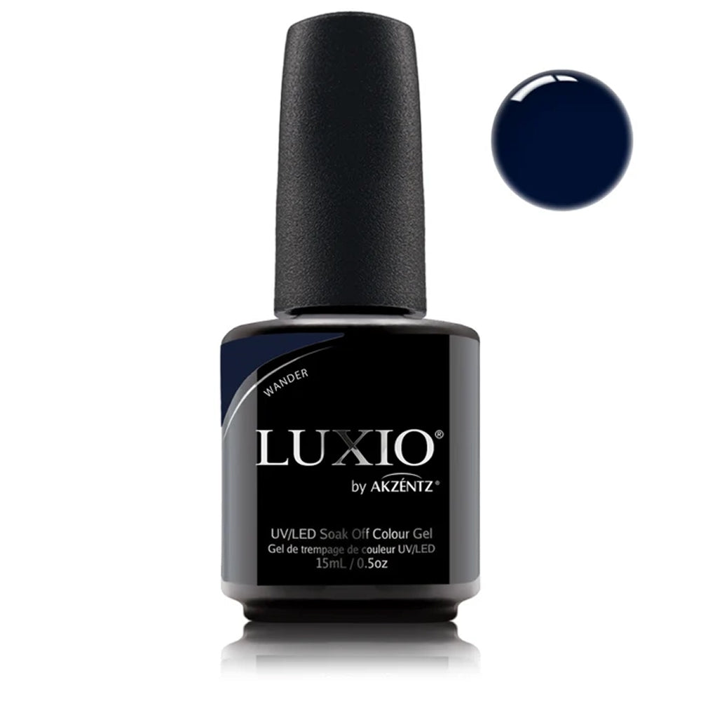 Wander Gel Polish - Inky Indigo, 9ml/15ml - Luxio