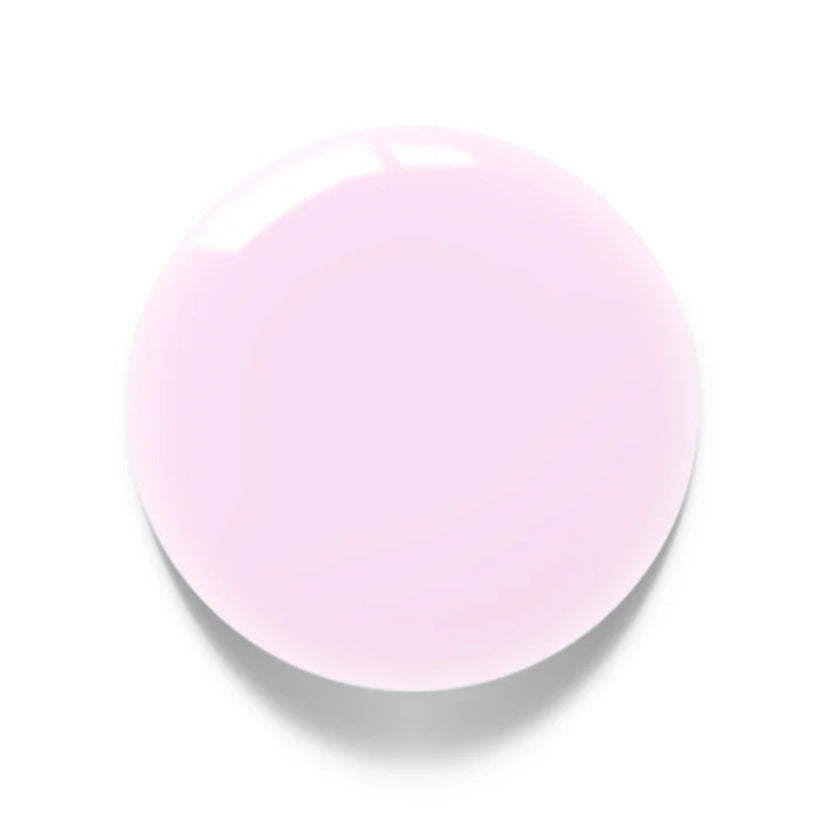 Luxio Petal Semi-Sheer Gel Polish — open bottle with brush, pale pink gel